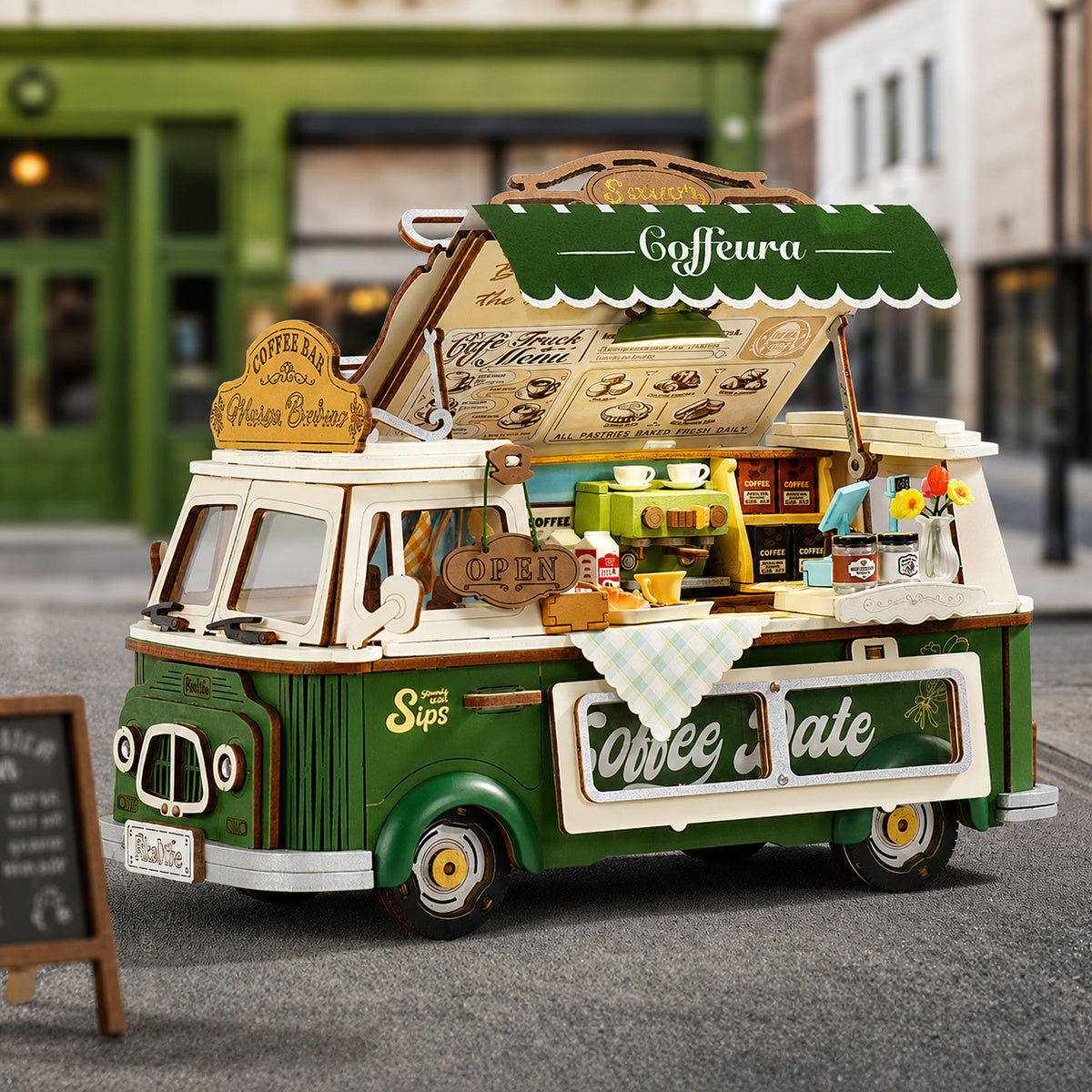 Rowood Leo's Coffee Truck Creative Kit official product view 3