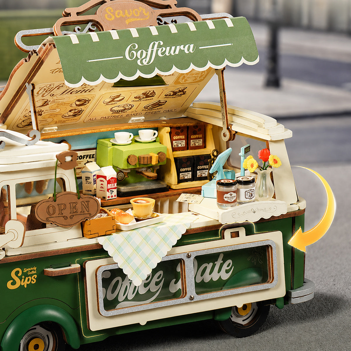 Rowood Leo's Coffee Truck Creative Kit official product view 4