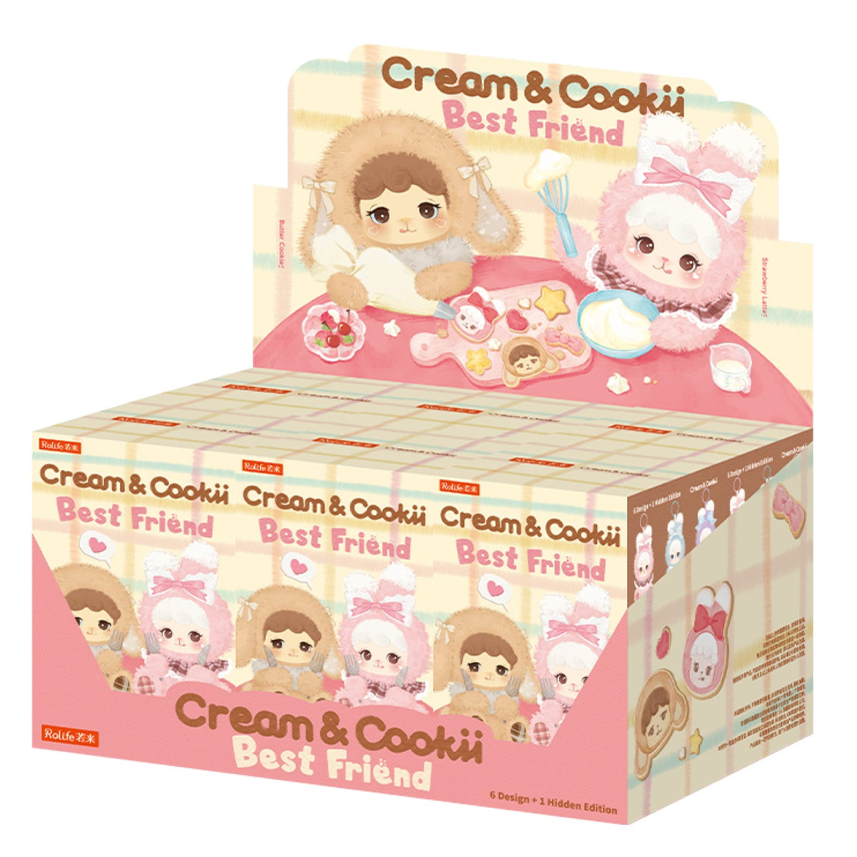 Rolife Cream Bunny & Cookii Bunny- Best Friend Plush Pendant official product view 7