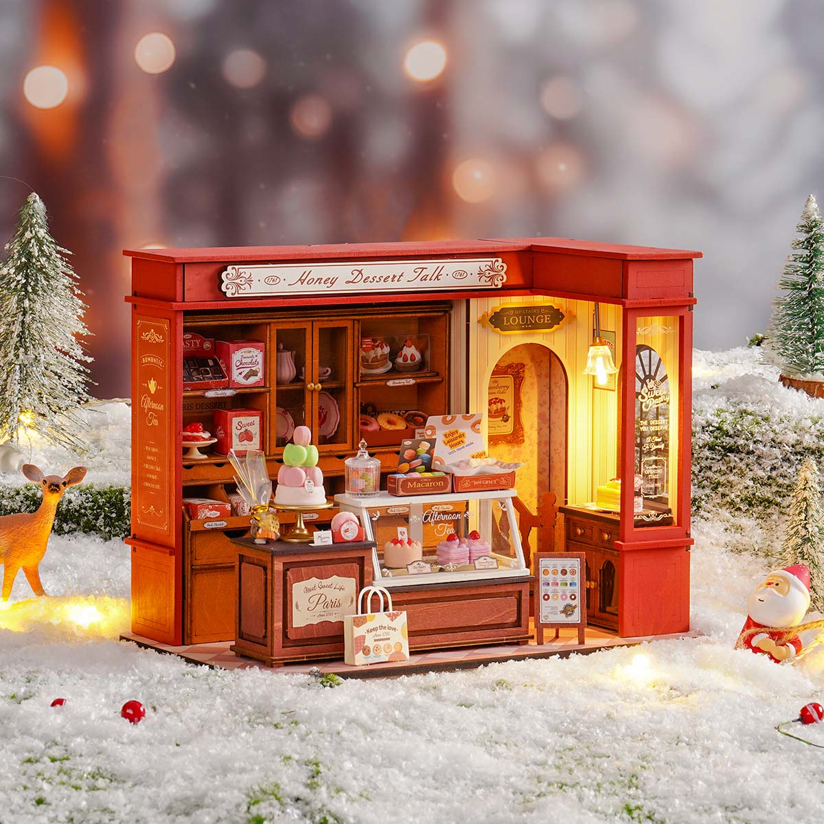Honey Dessert Talk Miniature House Kit official product view 5