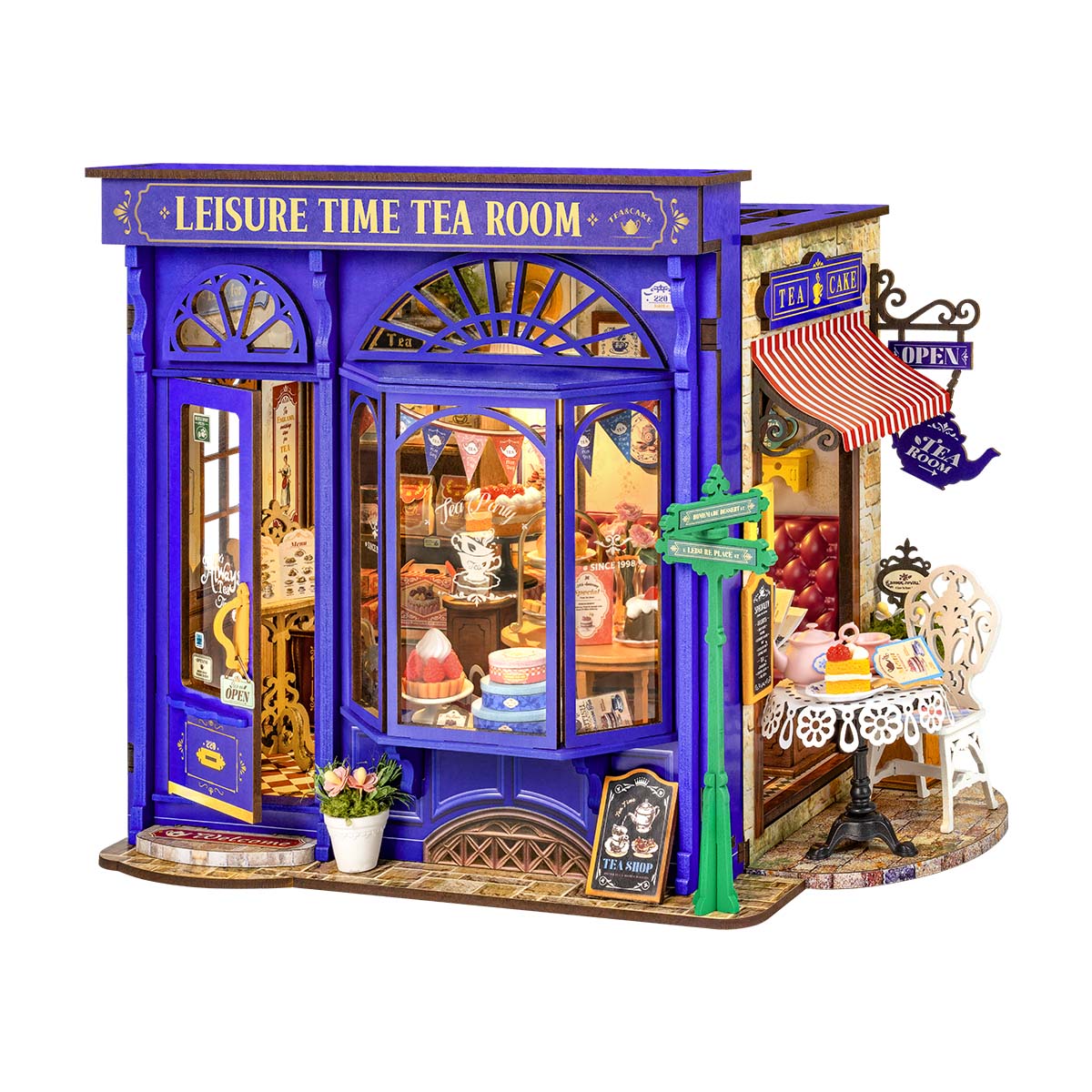 Leisure Time Tea Room Miniature Kit official product view 2