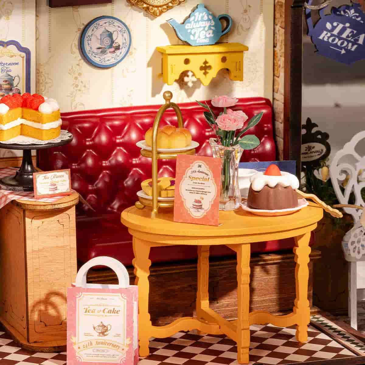 Leisure Time Tea Room Miniature Kit official product view 6