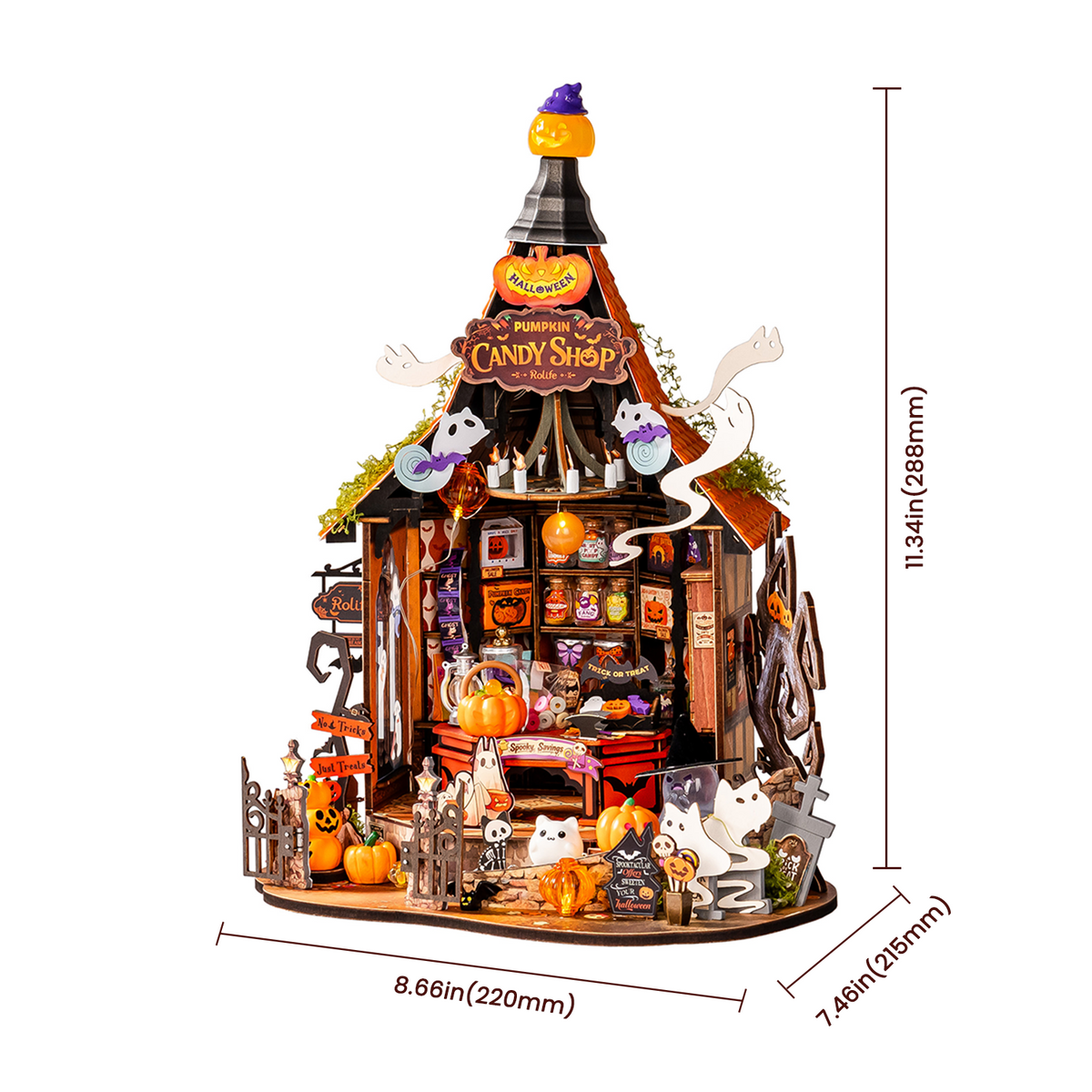 Haunted Candy House Miniature Kit official detail view 6