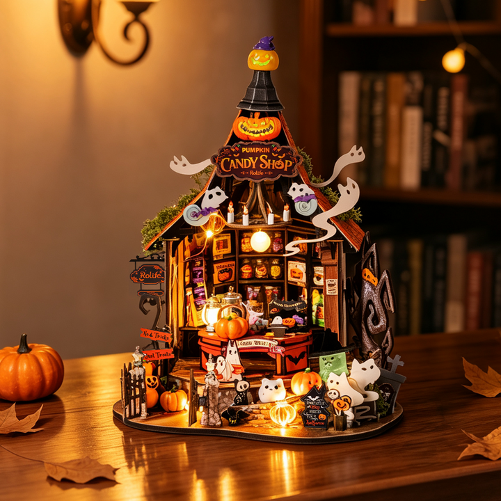 Haunted Candy House Miniature Kit official detail view 3