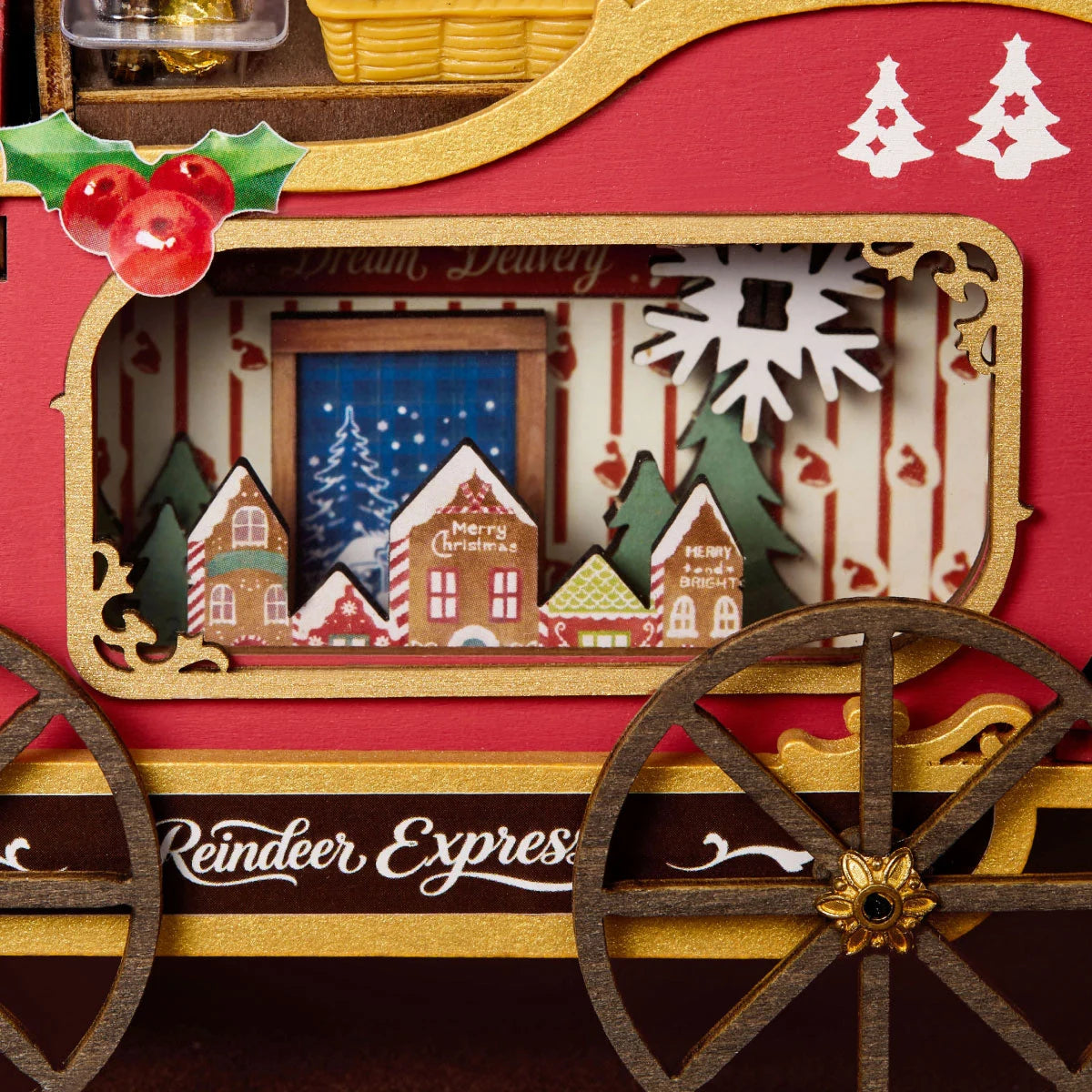Rolife Reindeer Express Miniature House Kit