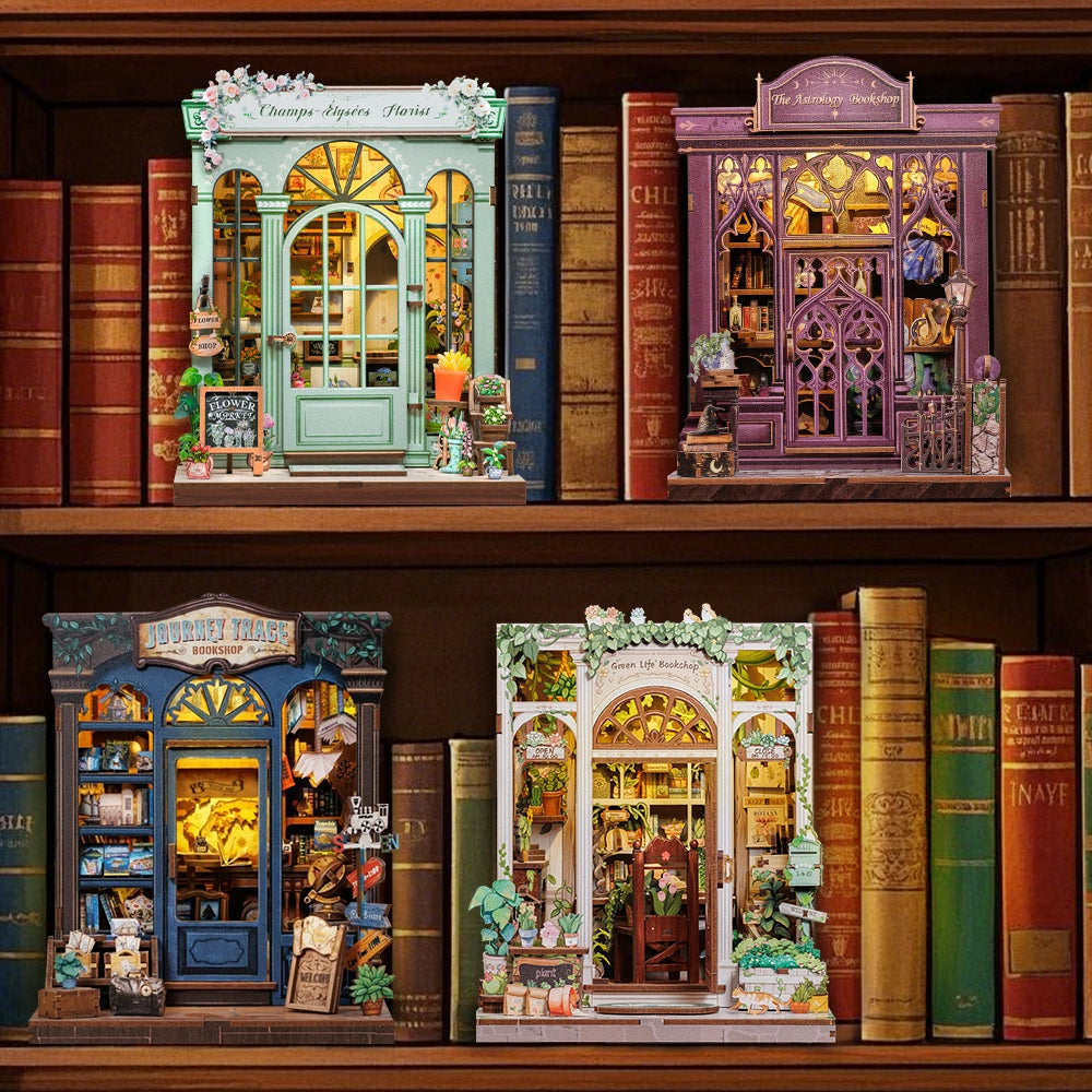 Green Life Bookshop Book Nook Kit official product view 6