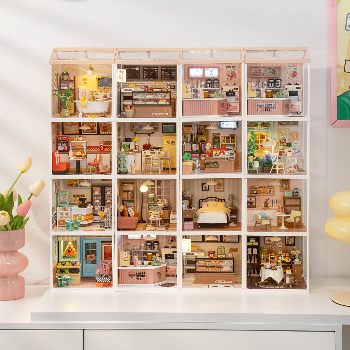 Pop Bubble Bathroom Miniature Kit official product view 7