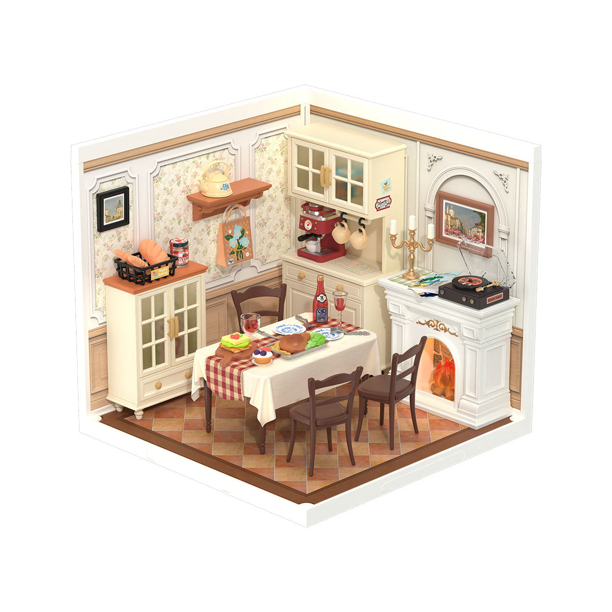 Warm Dining Room Miniature Kit official product view 2