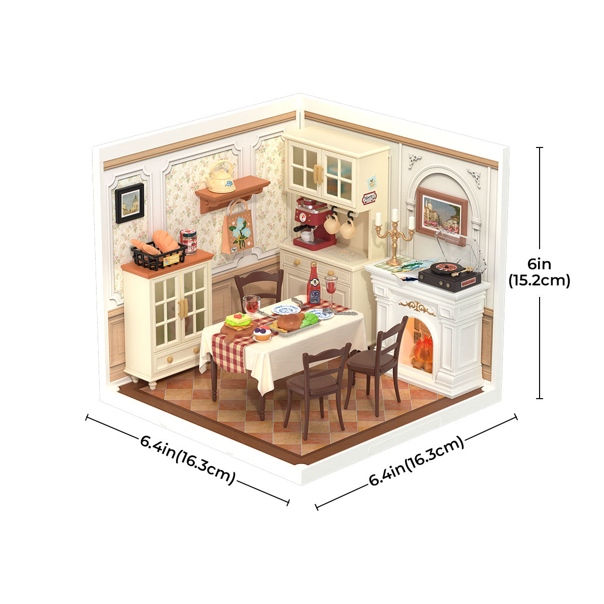 Warm Dining Room Miniature Kit official product view 5