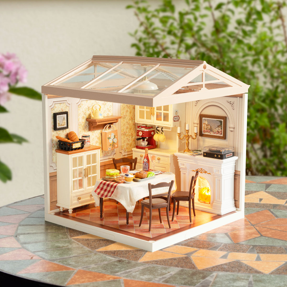 Warm Dining Room Miniature Kit official product view 3