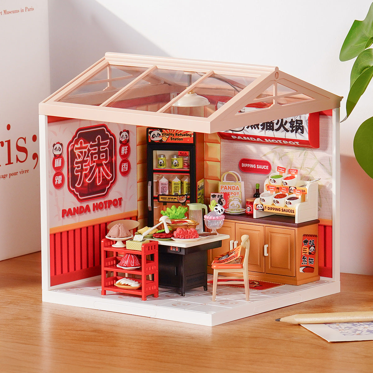 Panda Hot Pot Miniature Kit official product view 3