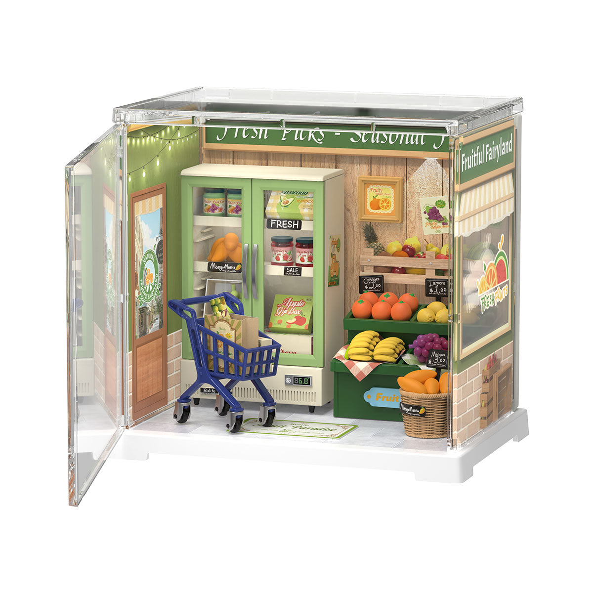 Nature Energy Fruits Miniature Shop Kit completed product view