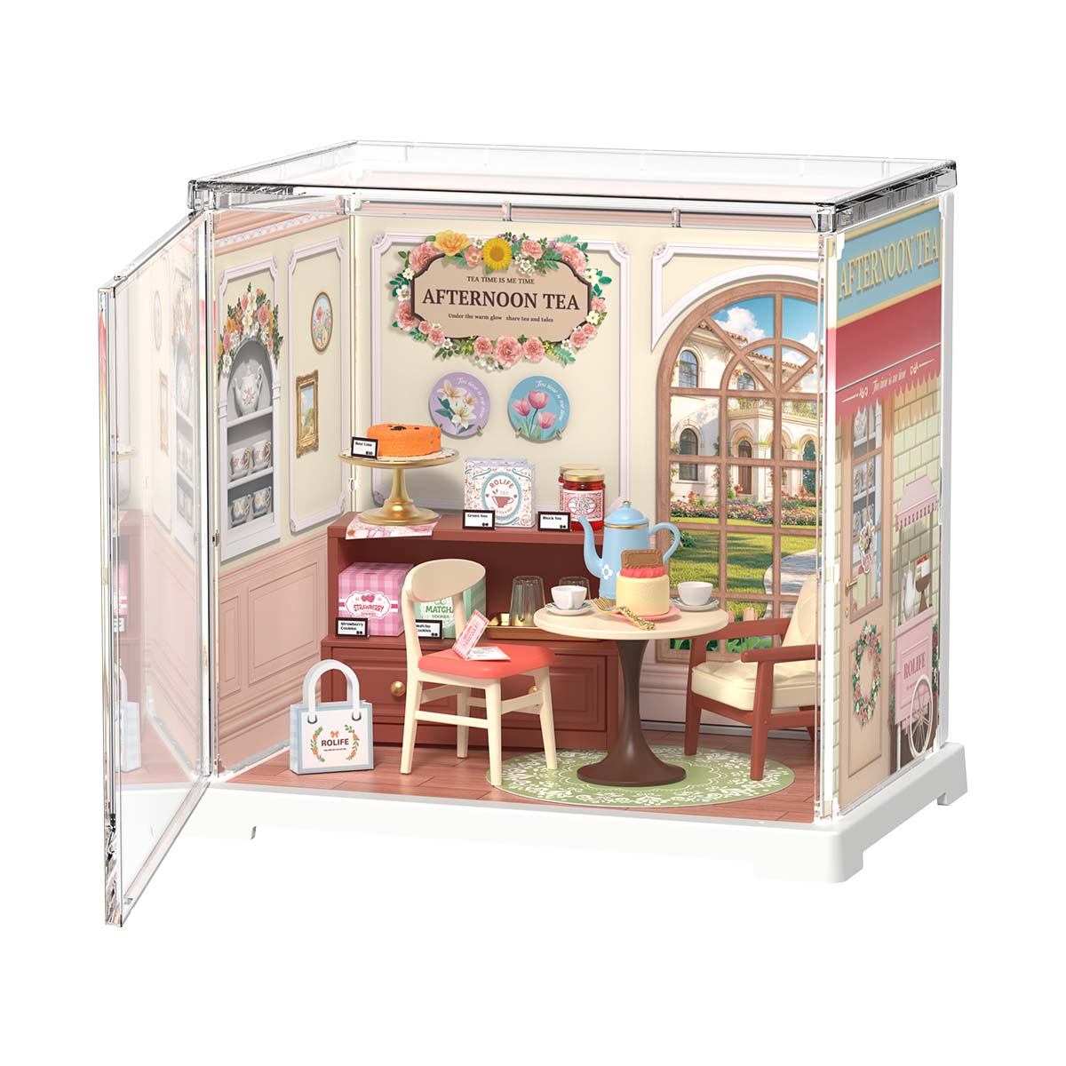 Honey Tea Lounge Miniature Kit completed product view