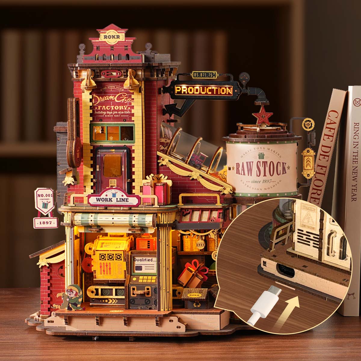 ROKR Dream Gift Factory Music Box Kit official product view 6