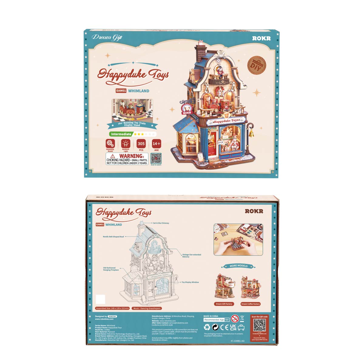 ROKR Happyduke Toys Mechanical Kit official detail view 7