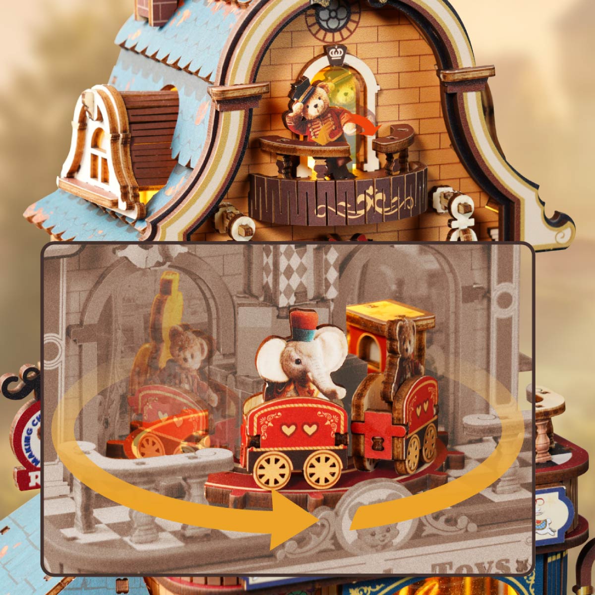 ROKR Happyduke Toys Mechanical Kit official detail view 3
