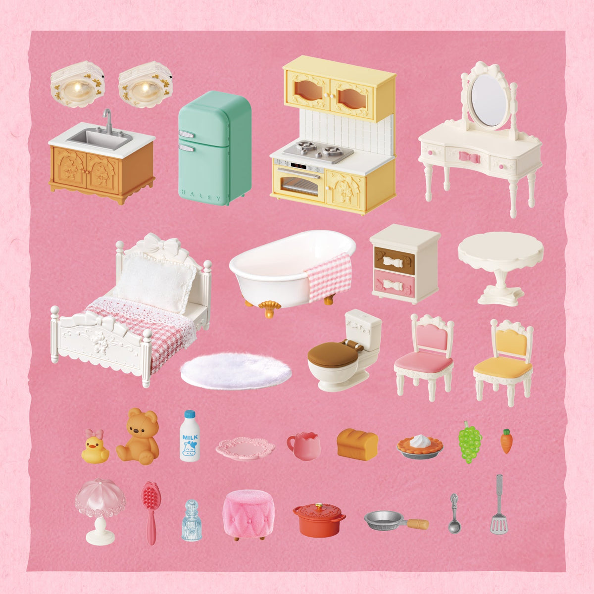 Fairy Rose Cottage Dollhouse Kit official detail view 13