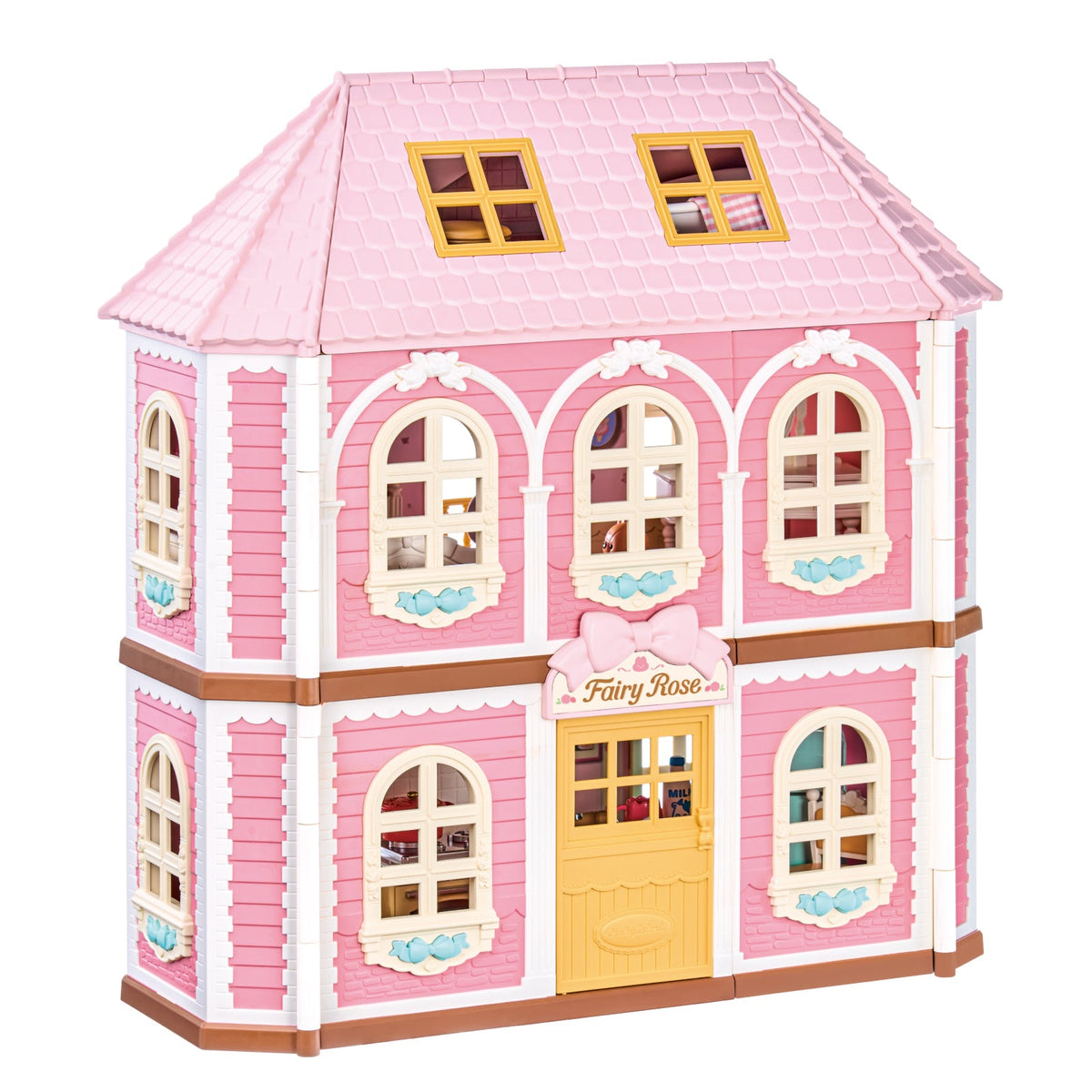 Fairy Rose Cottage Dollhouse Kit official detail view 14