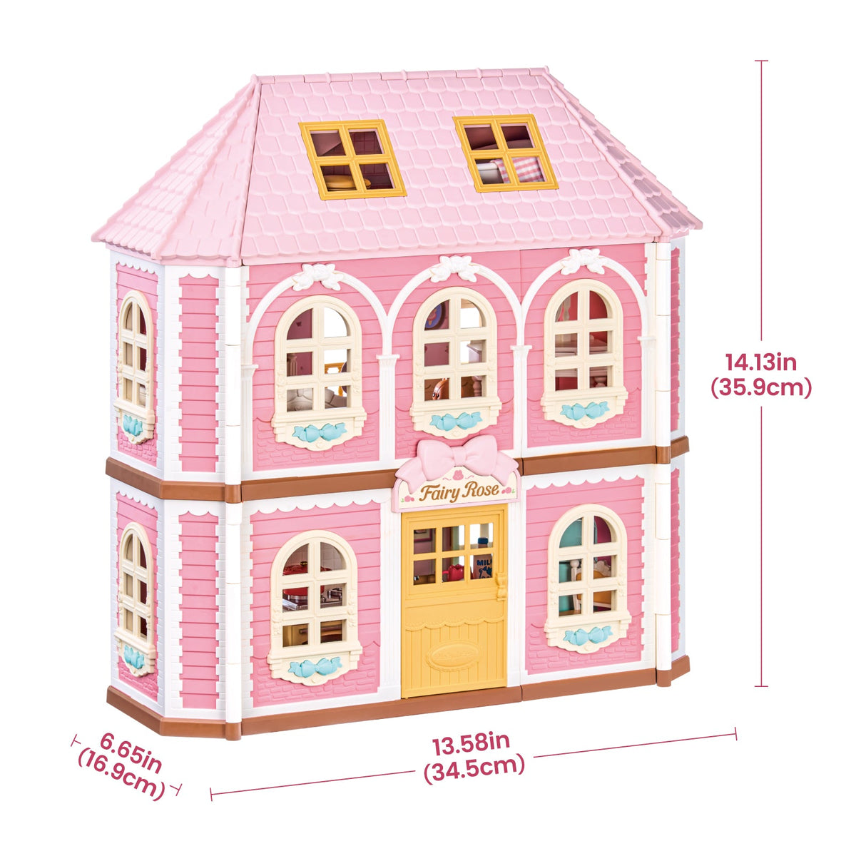 Fairy Rose Cottage Dollhouse Kit official detail view 15