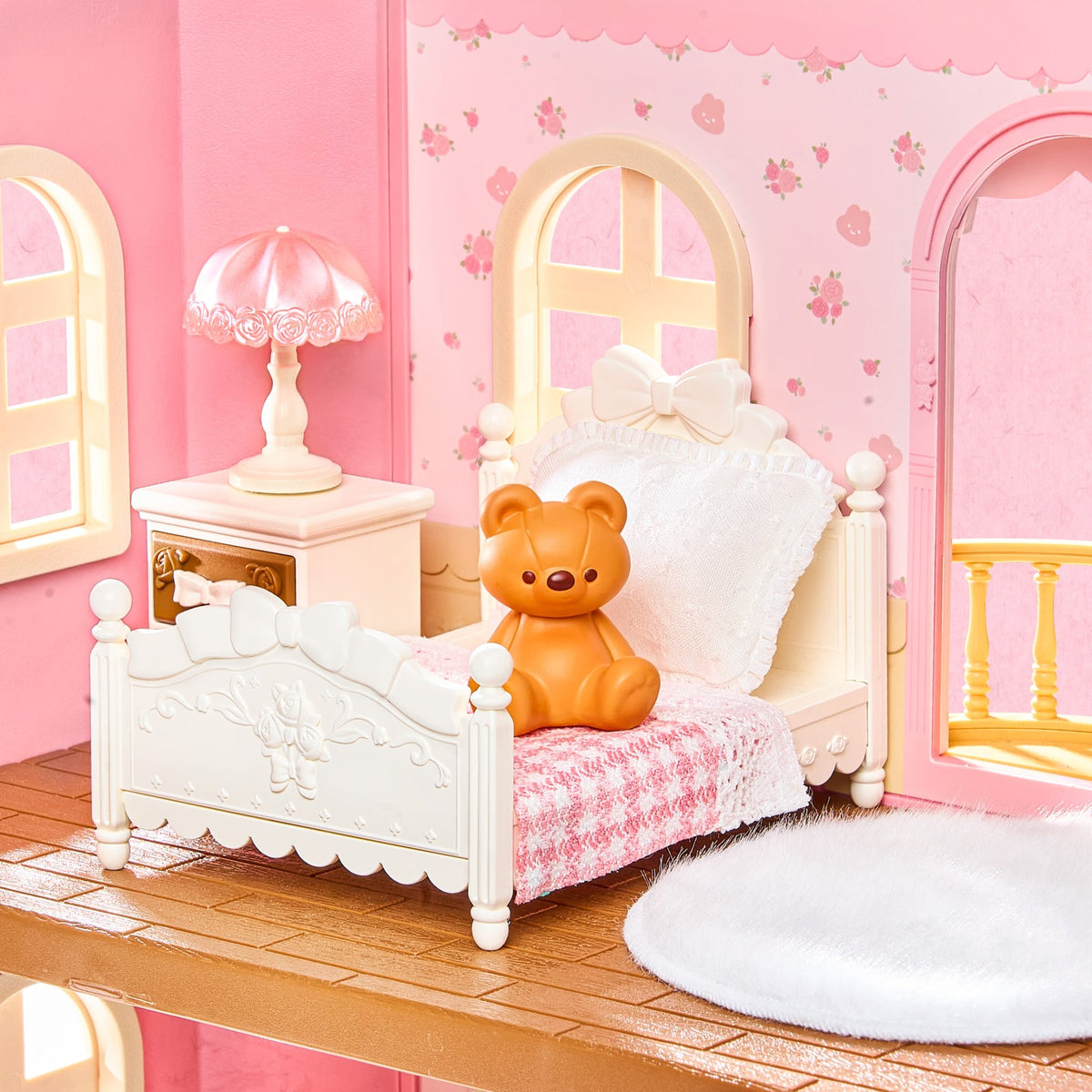 Fairy Rose Cottage Dollhouse Kit official detail view 10
