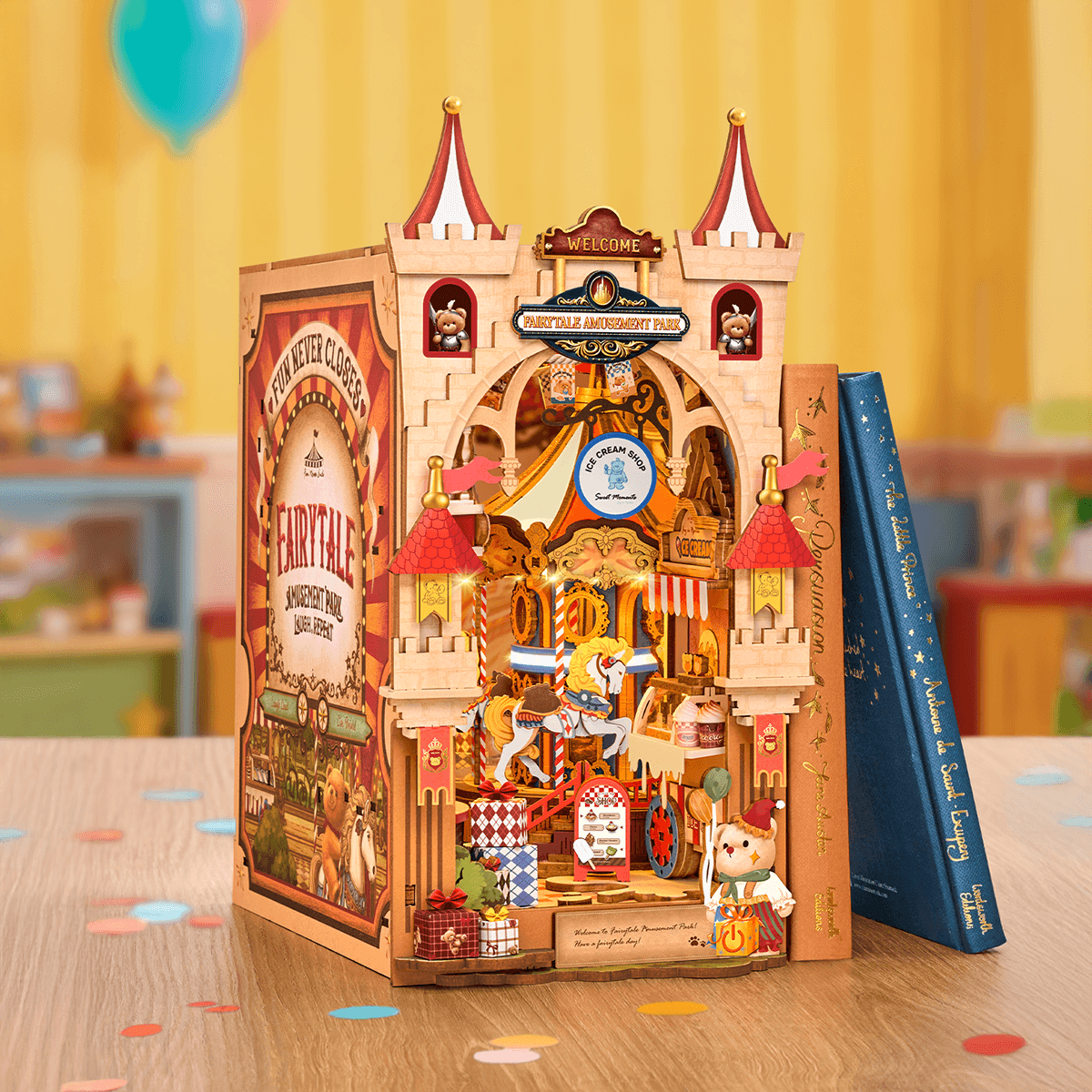 Fairytale Amusement Park Book Nook Kit official detail view 2