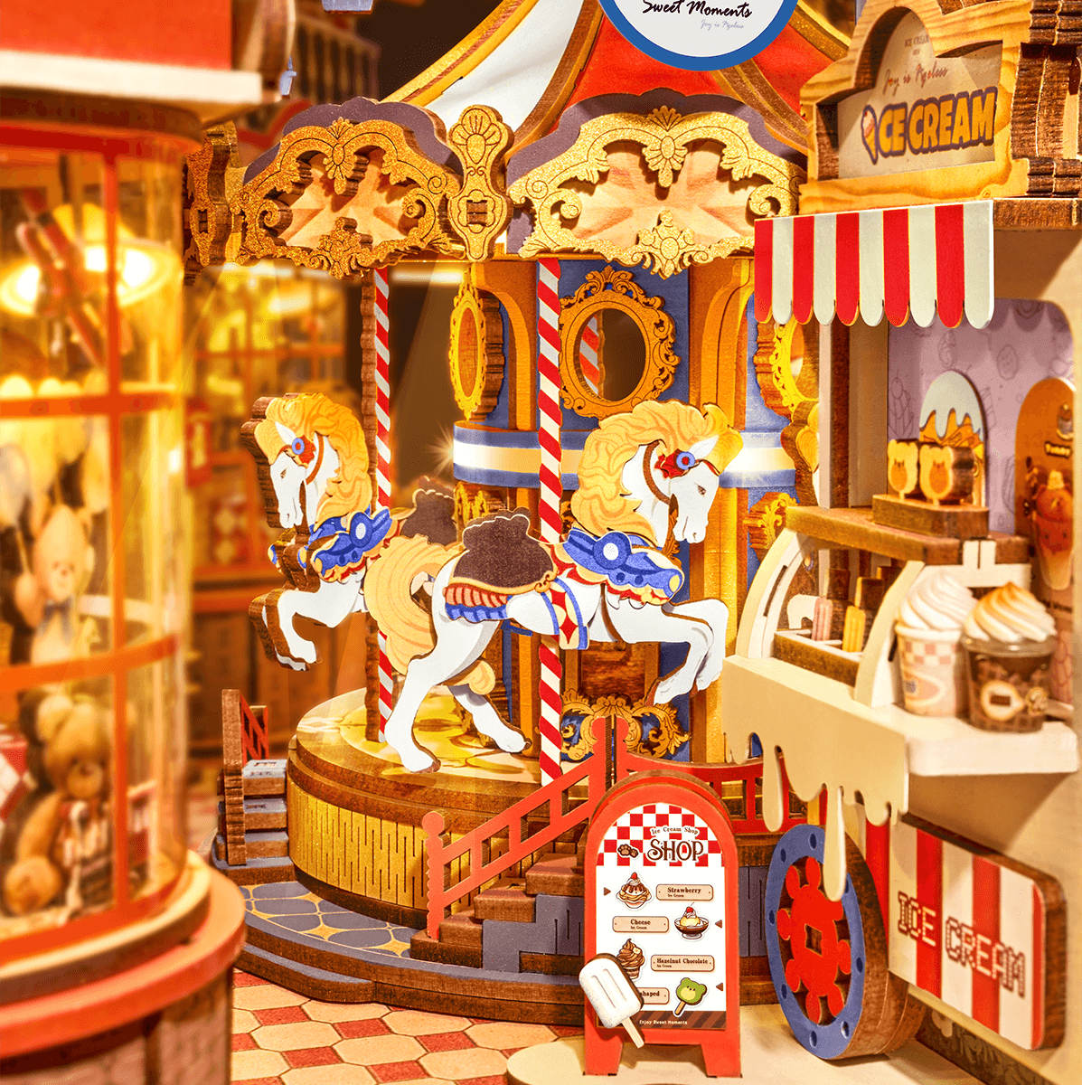Fairytale Amusement Park Book Nook Kit official detail view 3