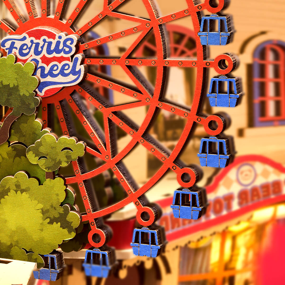 Fairytale Amusement Park Book Nook Kit official detail view 4