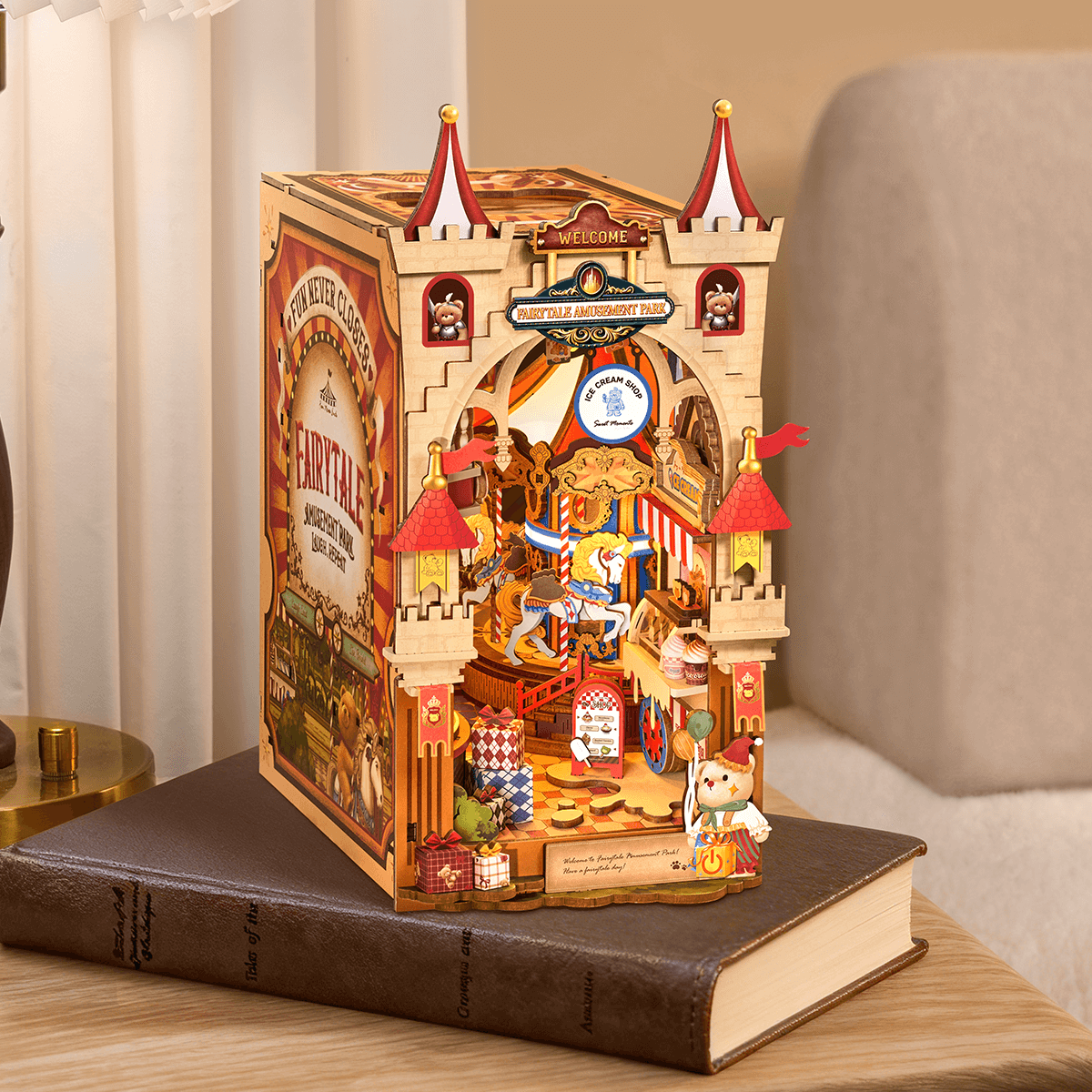 Fairytale Amusement Park Book Nook Kit official detail view 5