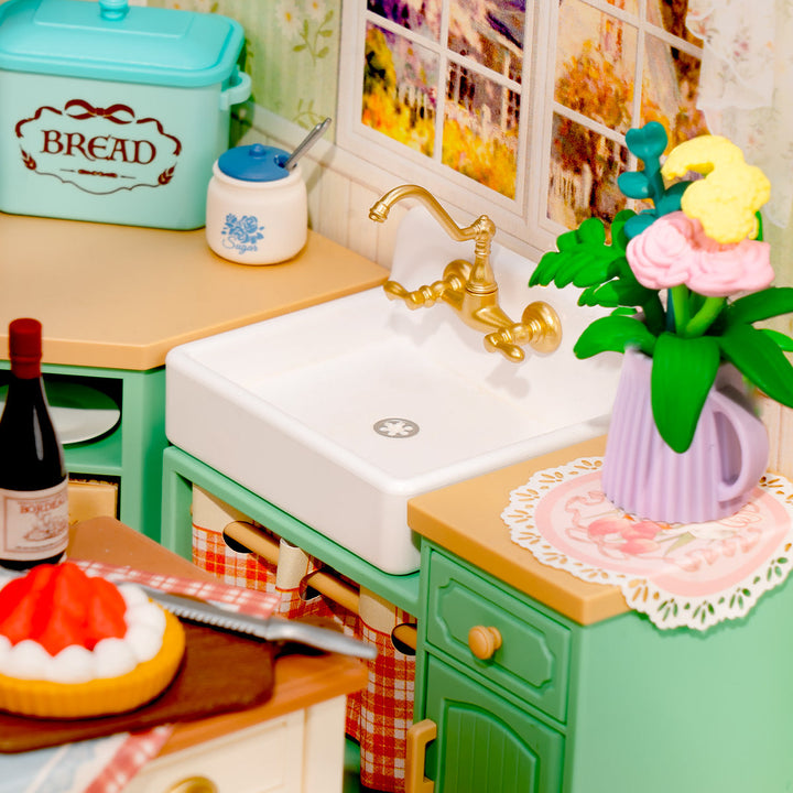Farmhouse Kitchen Miniature Kit completed product view