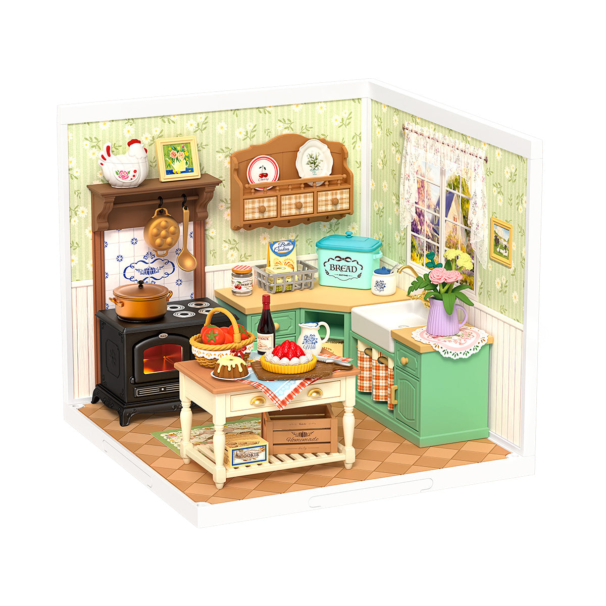 Farmhouse Kitchen Miniature Kit official product view 2