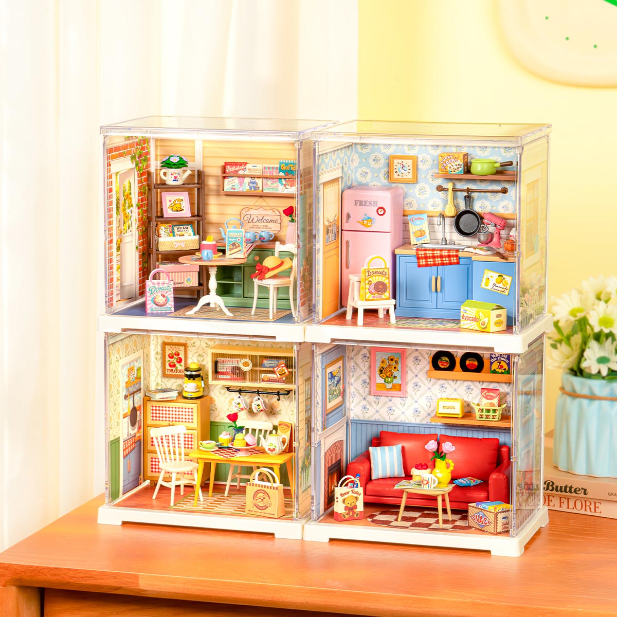 Floral Dining Room Miniature Kit official detail view 3