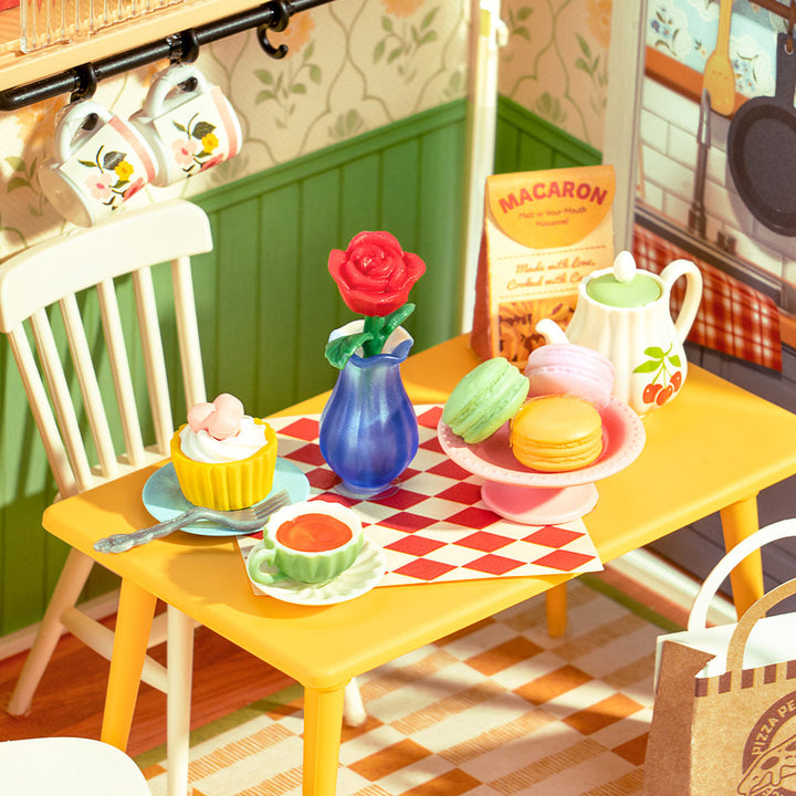 Floral Dining Room Miniature Kit official detail view 4