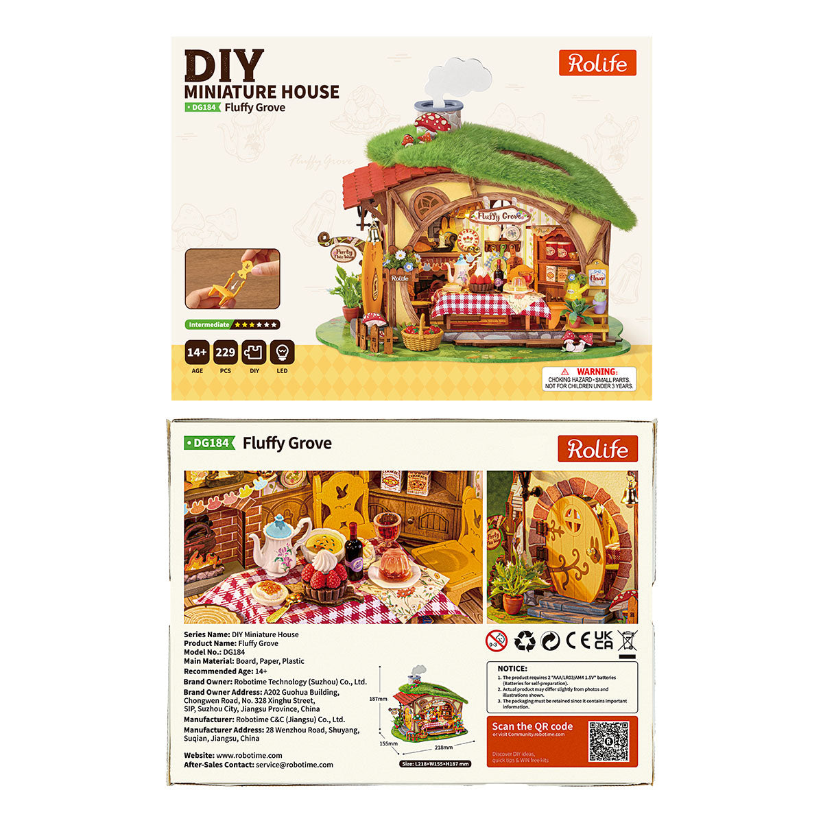 Fluffy Grove Miniature House Kit official detail view 7
