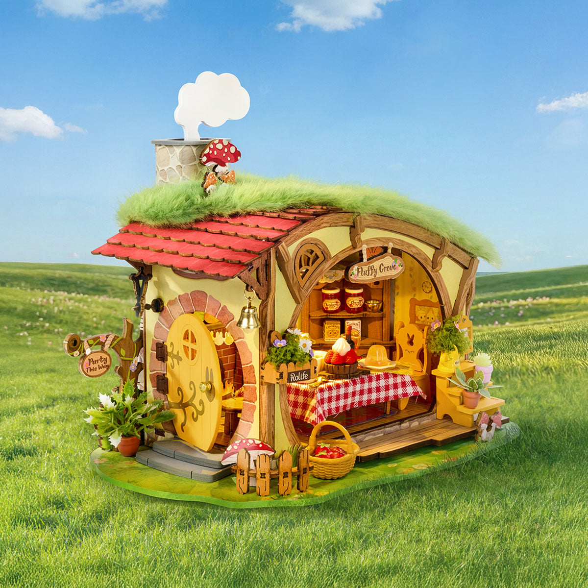 Fluffy Grove Miniature House Kit official detail view 3