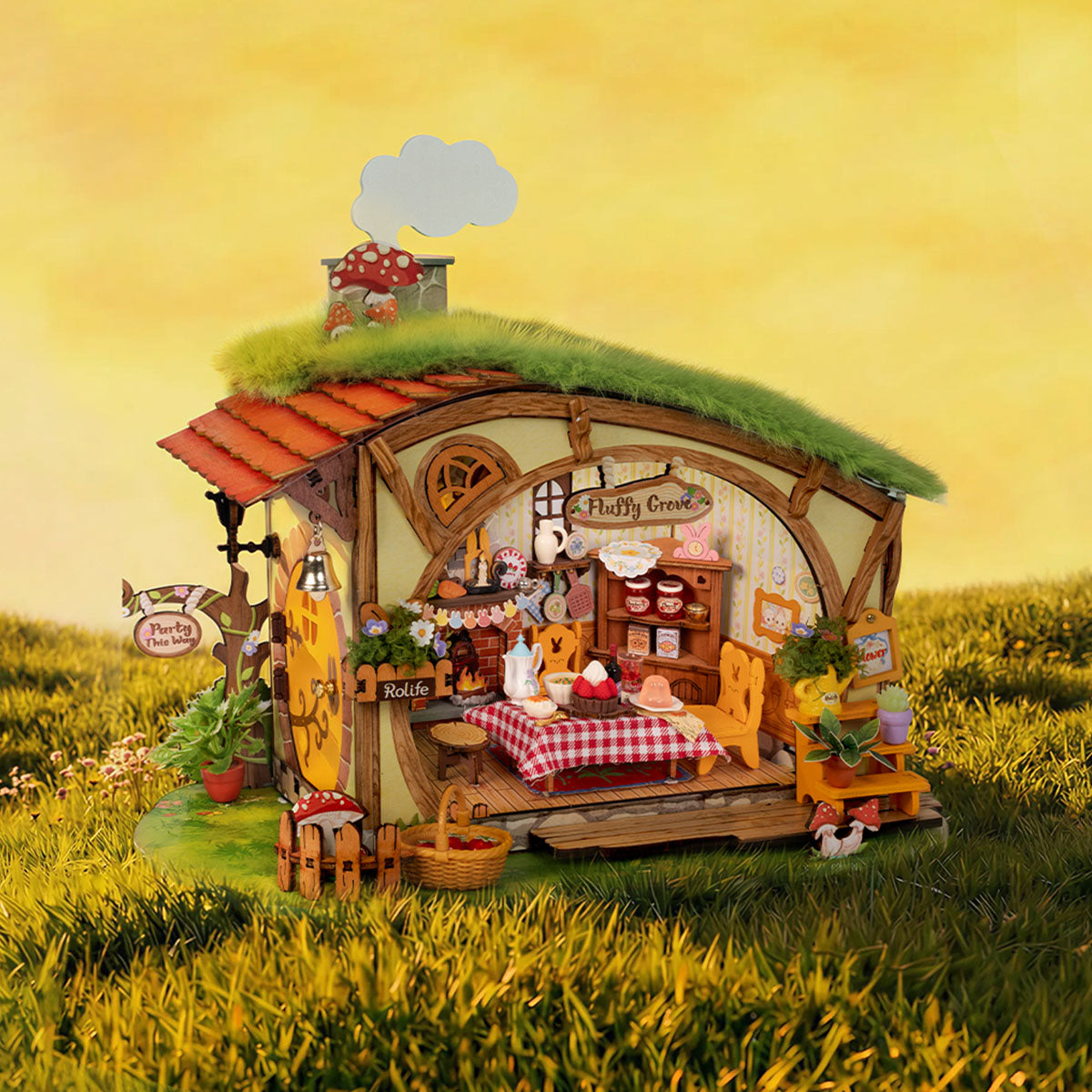 Fluffy Grove Miniature House Kit official detail view 2
