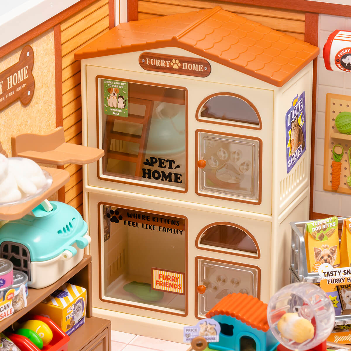Furry Friends' Home Miniature Kit official product view 5