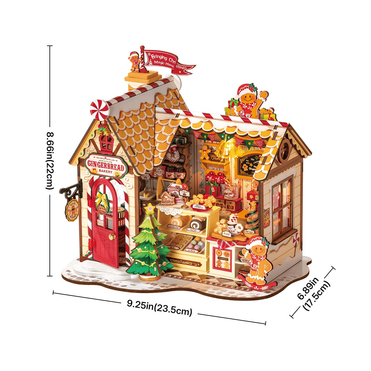 Gingerbread House Miniature Kit official detail view 7