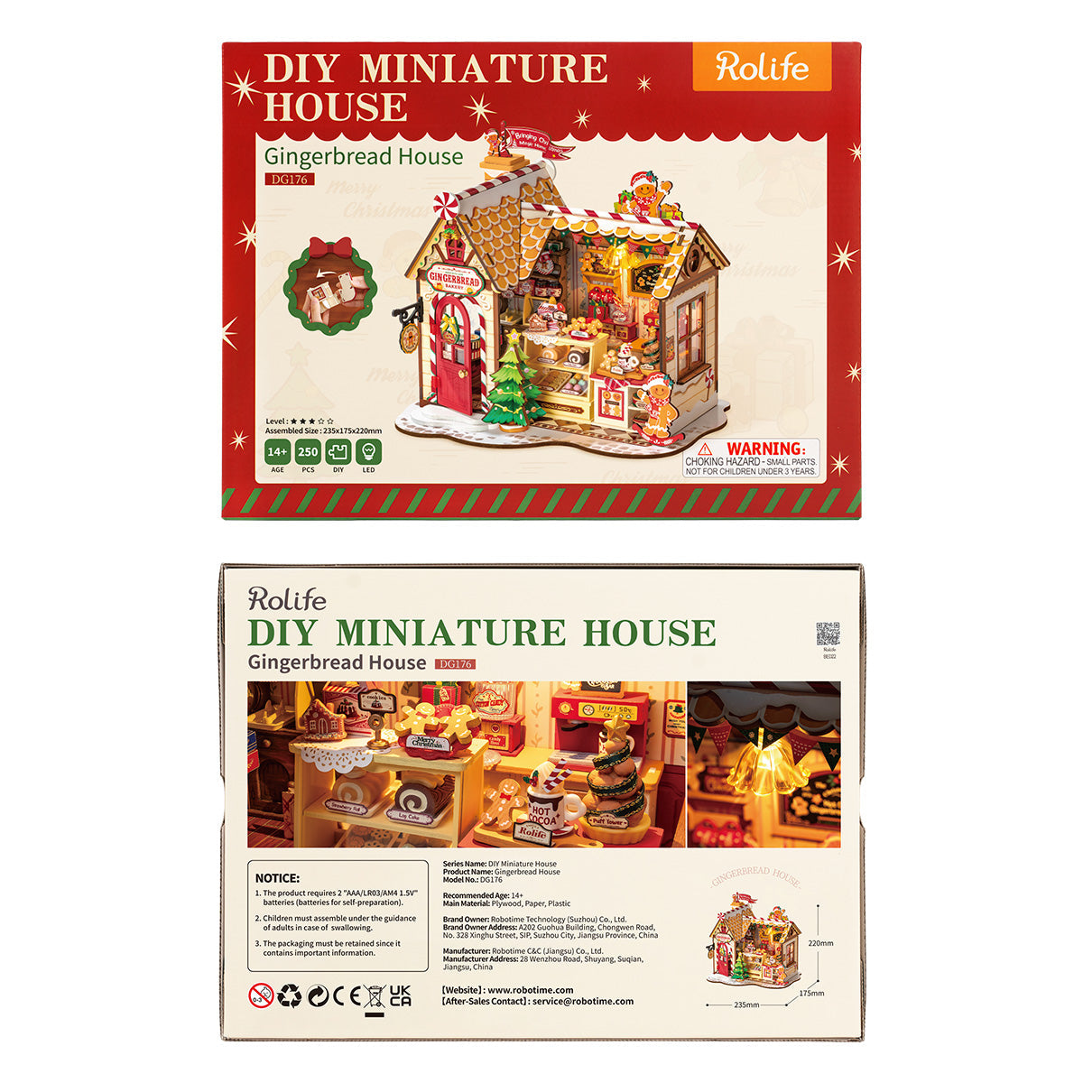 Gingerbread House Miniature Kit official detail view 8