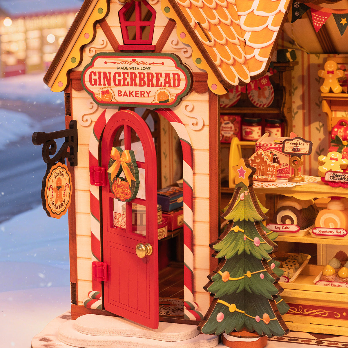 Gingerbread House Miniature Kit official detail view 6