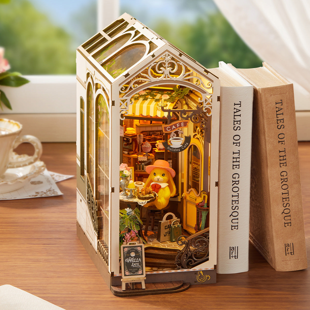 Holiday Café Book Nook Kit official detail view 5