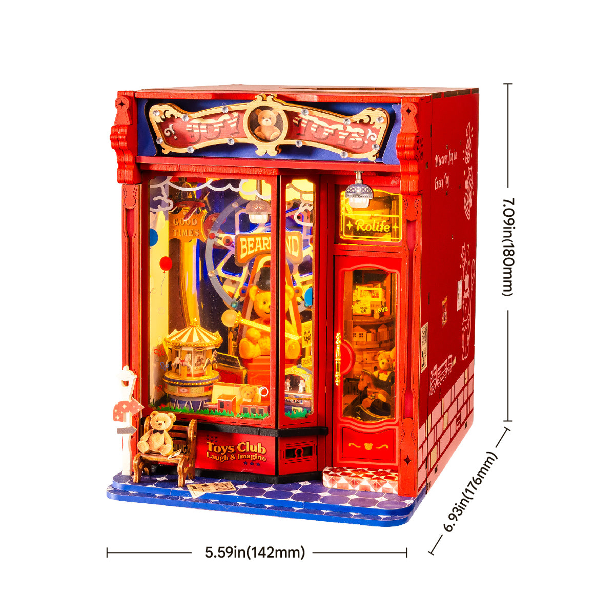 Joy Toys book nook dimensions