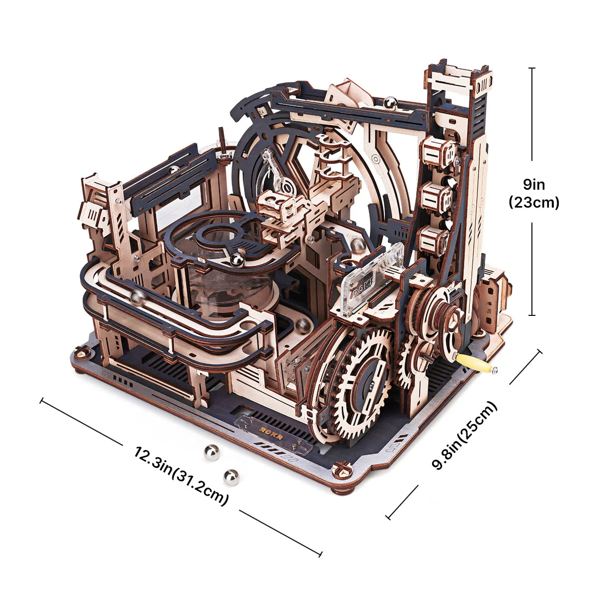 ROKR Marble Spaceport Model Kit official product view 8