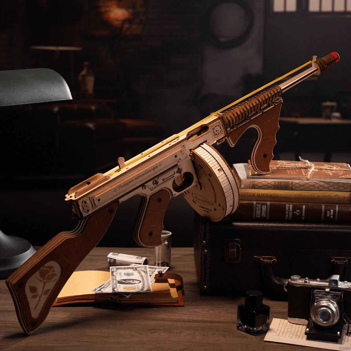 ROKR Submachine Gun Model Kit official product view 8