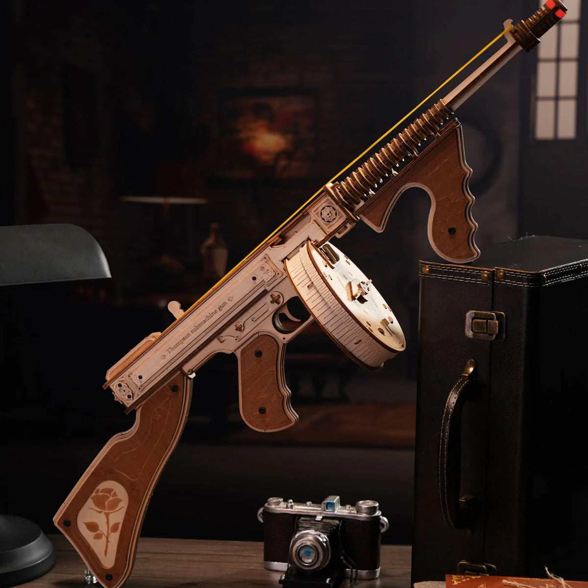 ROKR Submachine Gun Model Kit official product view 3