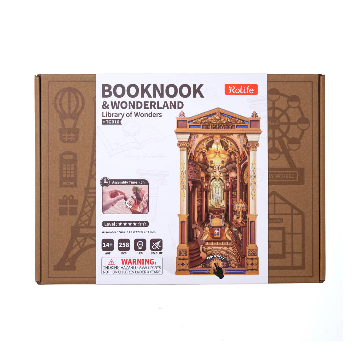 Library of Wonders Book Nook Kit official detail view 7