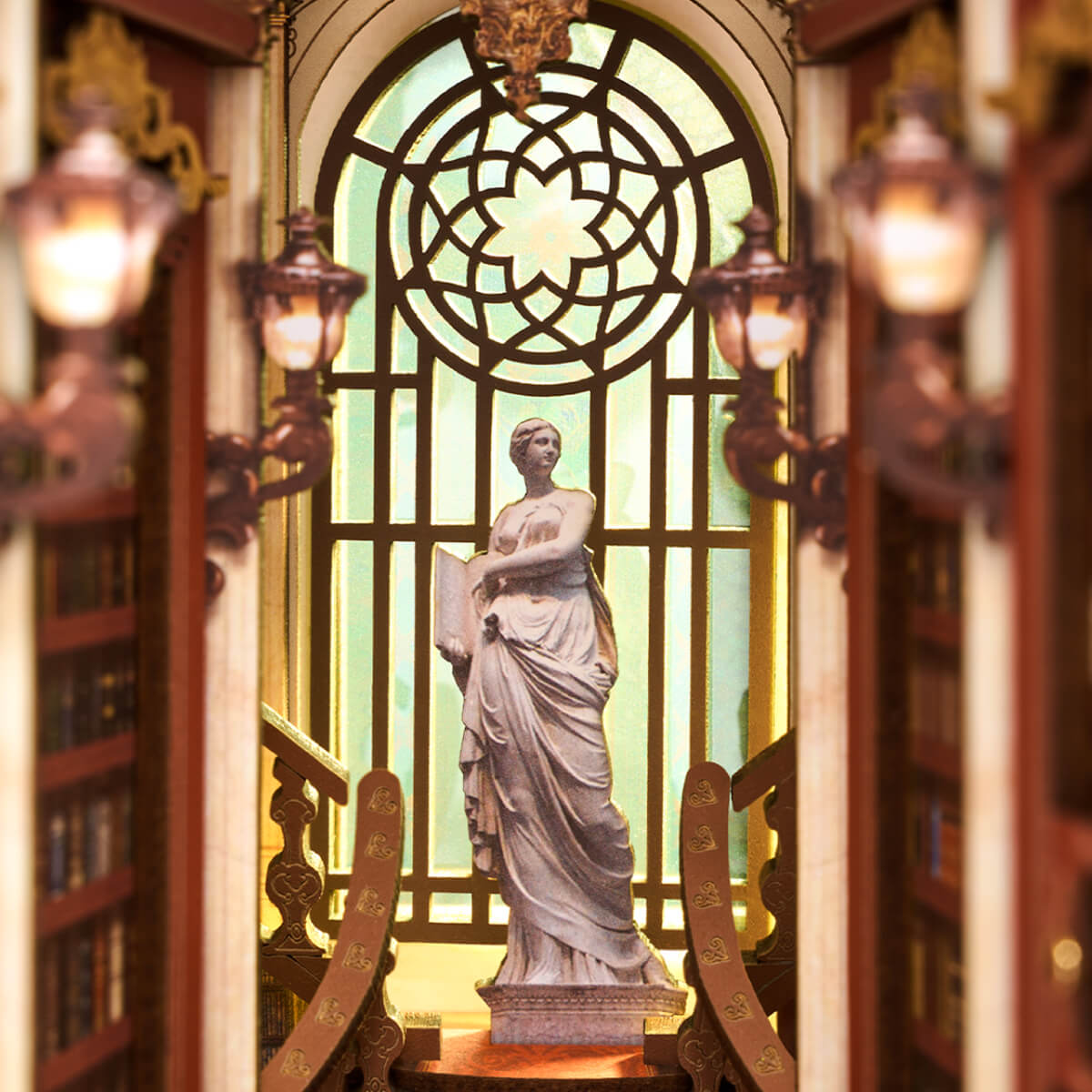 Library of Wonders Book Nook Kit official detail view 3