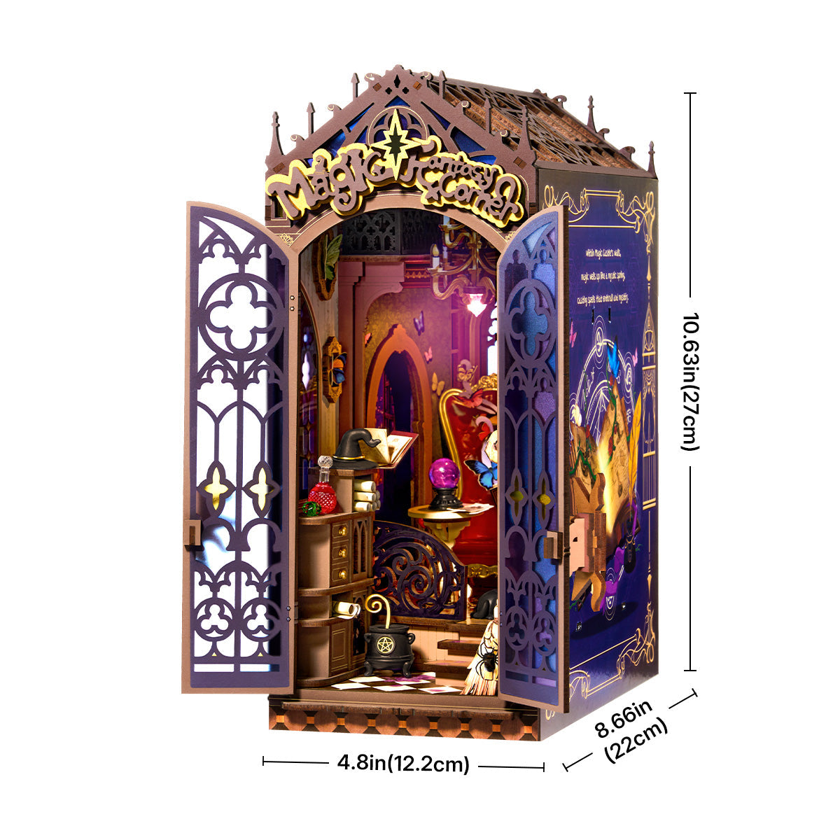 Magic Fantasy Corner Book Nook Kit official detail view 6
