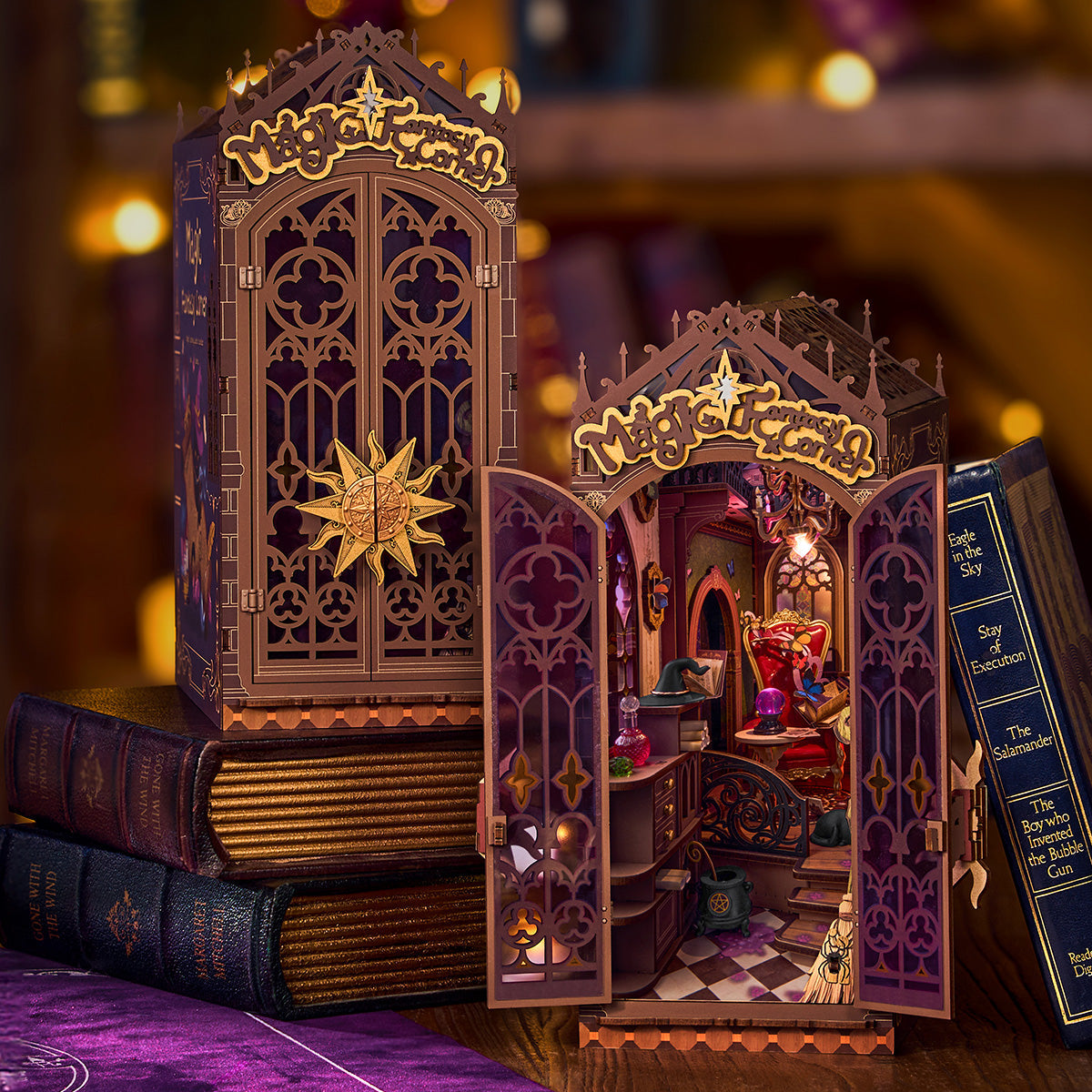 Magic Fantasy Corner Book Nook Kit official detail view 2