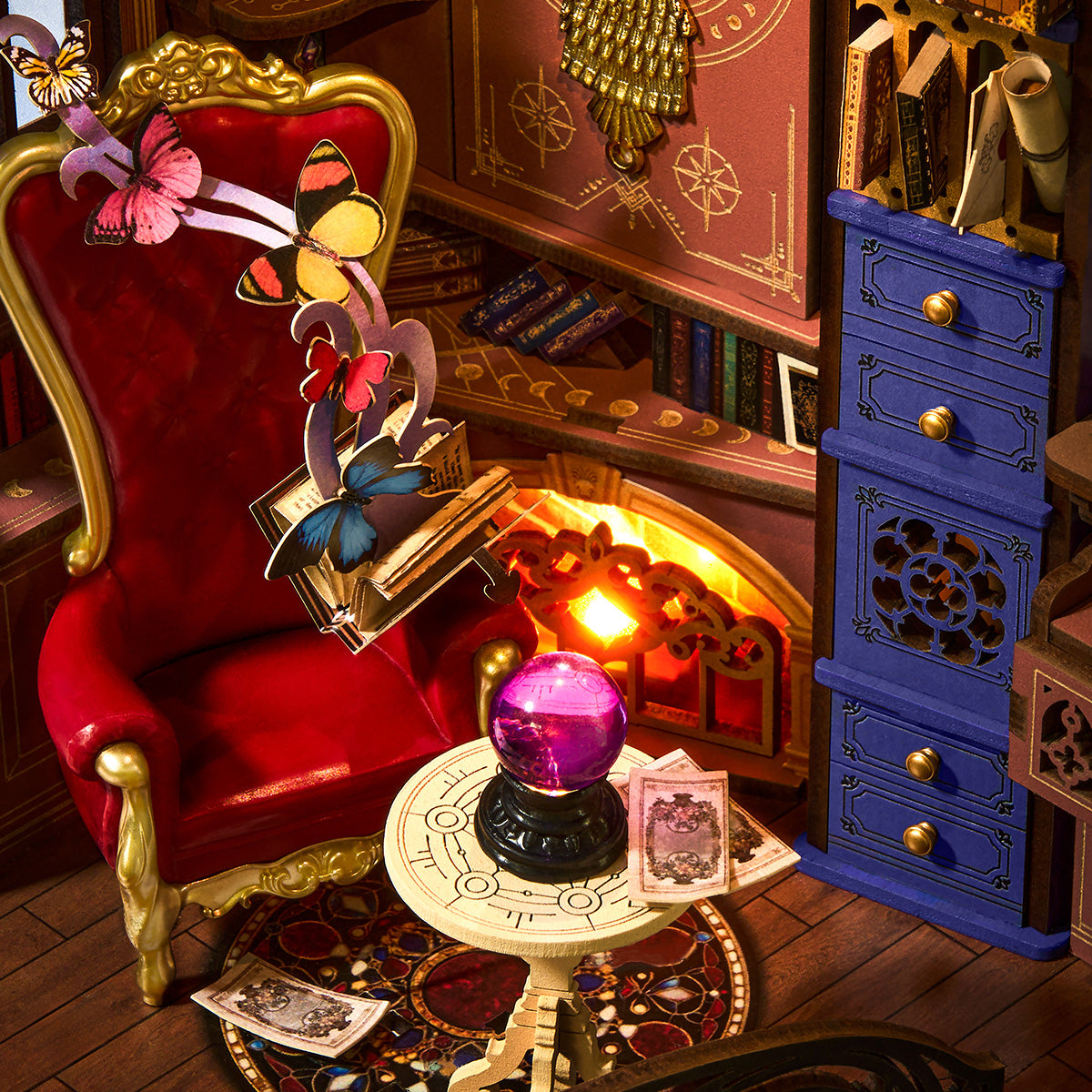 Magic Fantasy Corner Book Nook Kit official detail view 3