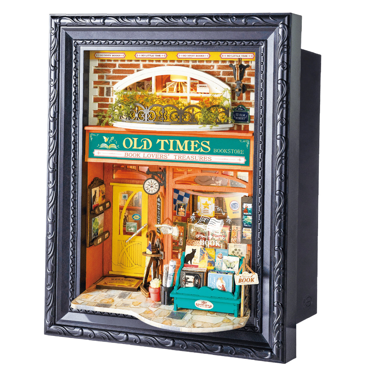 Old Times Bookstore Miniature Kit official product view 2